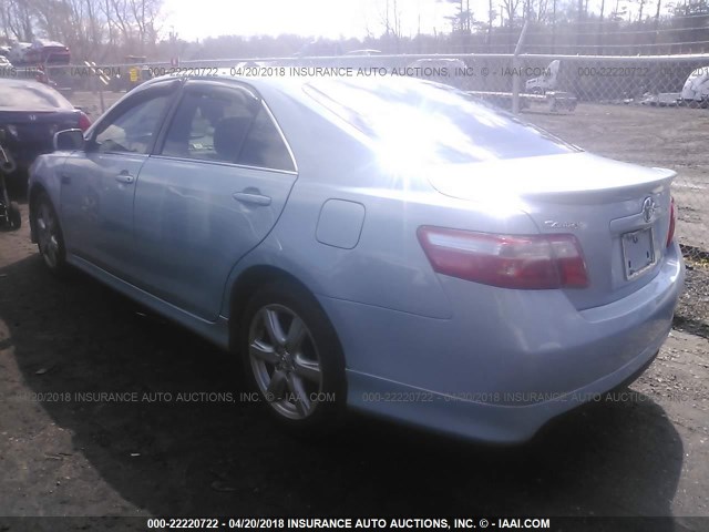 4T1BE46K49U914411 - 2009 TOYOTA CAMRY SE/LE/XLE Light Blue photo 3