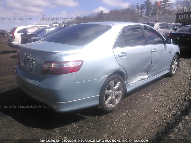 4T1BE46K49U914411 - 2009 TOYOTA CAMRY SE/LE/XLE Light Blue photo 4