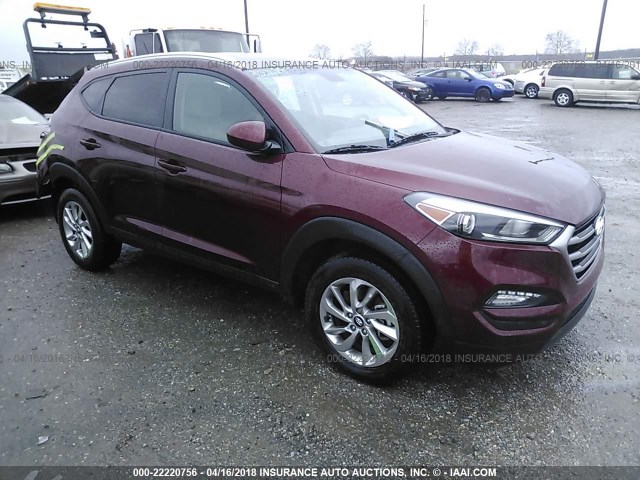 KM8J3CA46HU385028 - 2017 HYUNDAI TUCSON LIMITED/SPORT AND ECO/SE MAROON photo 1