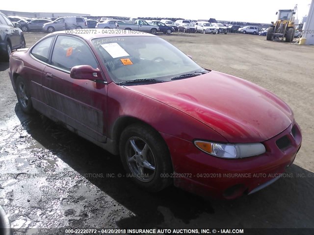 1G2WP12K0YF325593 - 2000 PONTIAC GRAND PRIX GT RED photo 1