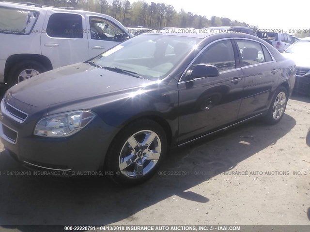 1G1ZC5EB0AF288194 - 2010 CHEVROLET MALIBU 1LT 灰色 照片 2