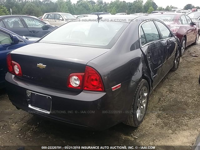 1G1ZC5EB0AF288194 - 2010 CHEVROLET MALIBU 1LT 灰色 照片 4