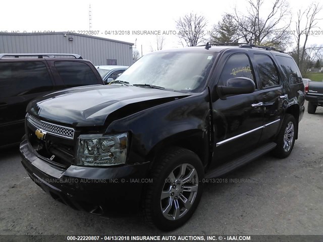 1GNUKBE04AR183228 - 2010 CHEVROLET TAHOE K1500 LT BLACK photo 2