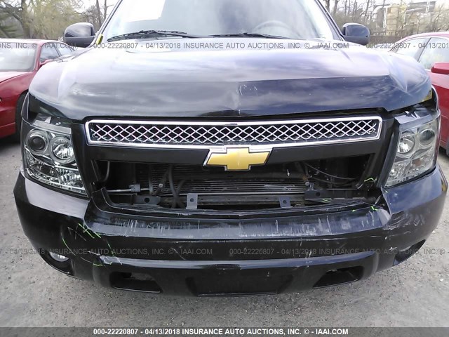 1GNUKBE04AR183228 - 2010 CHEVROLET TAHOE K1500 LT BLACK photo 6