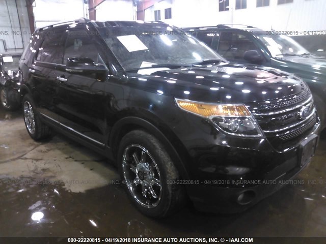 1FMHK7F90CGA51355 - 2012 FORD EXPLORER LIMITED BLACK photo 1