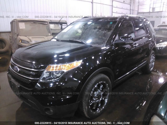 1FMHK7F90CGA51355 - 2012 FORD EXPLORER LIMITED 黑色 照片 2