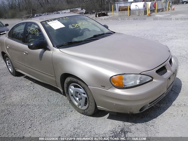 1G2NE52E95M152313 - 2005 PONTIAC GRAND AM SE GOLD photo 1