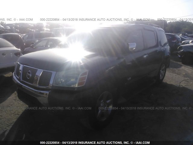 5N1AA08A55N707244 - 2005 NISSAN ARMADA SE/LE Light Blue photo 2