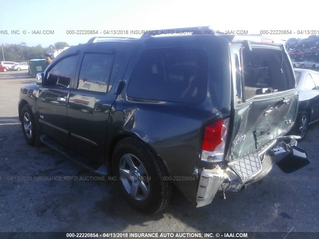 5N1AA08A55N707244 - 2005 NISSAN ARMADA SE/LE Light Blue photo 3