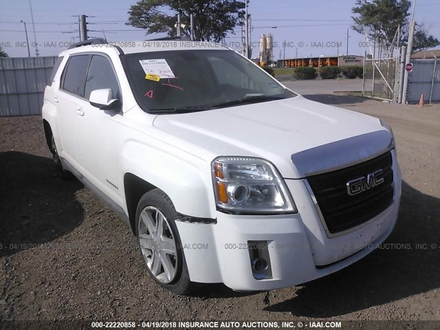 2CTALUEC4B6363082 - 2011 GMC TERRAIN SLT WHITE photo 1