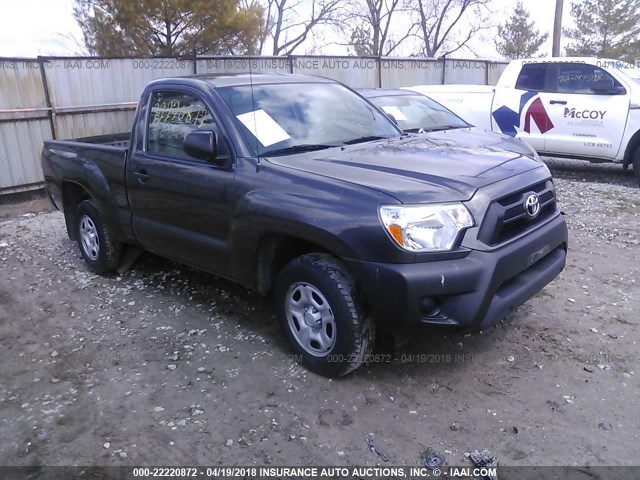 5TFNX4CN0DX020102 - 2013 TOYOTA TACOMA GRAY photo 1