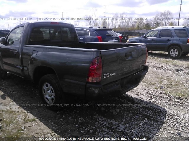 5TFNX4CN0DX020102 - 2013 TOYOTA TACOMA GRAY photo 6