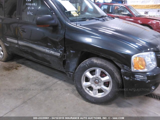 1GKDT13S342407465 - 2004 GMC ENVOY GRAY photo 6