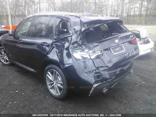 5UXTR9C52JLC73487 - 2018 BMW X3 XDRIVEM40I BLACK photo 6