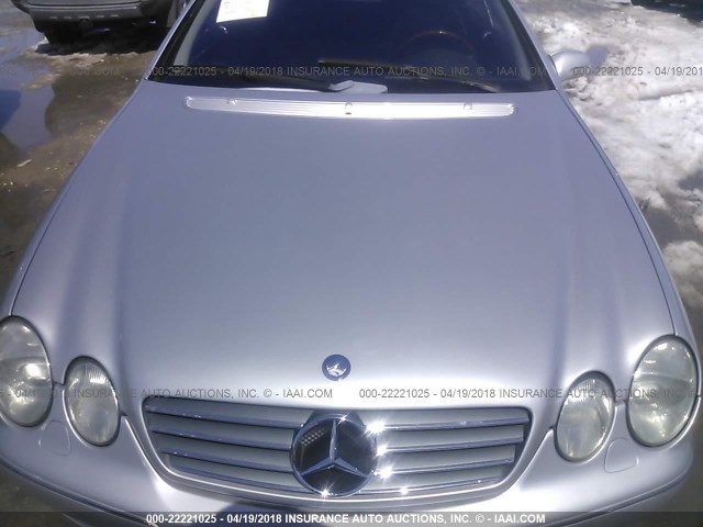 WDBPJ75J5YA002448 - 2000 MERCEDES-BENZ CL 500 SILVER photo 10