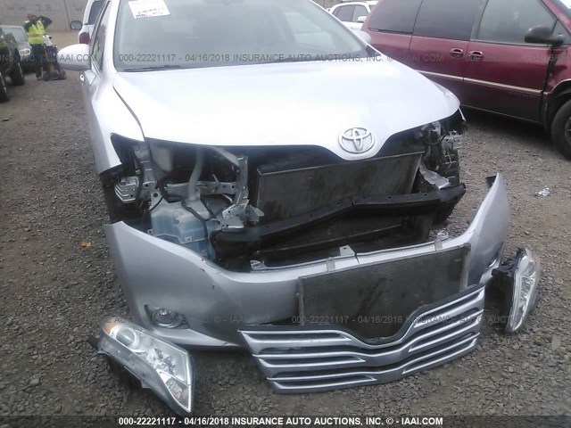 4T3BK3BB8BU047780 - 2011 TOYOTA VENZA SILVER photo 6