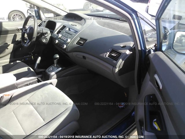 19XFA1F55AE070747 - 2010 HONDA CIVIC LX 蓝色 照片 5