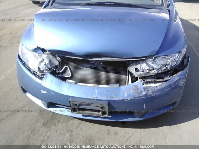 19XFA1F55AE070747 - 2010 HONDA CIVIC LX 蓝色 照片 6
