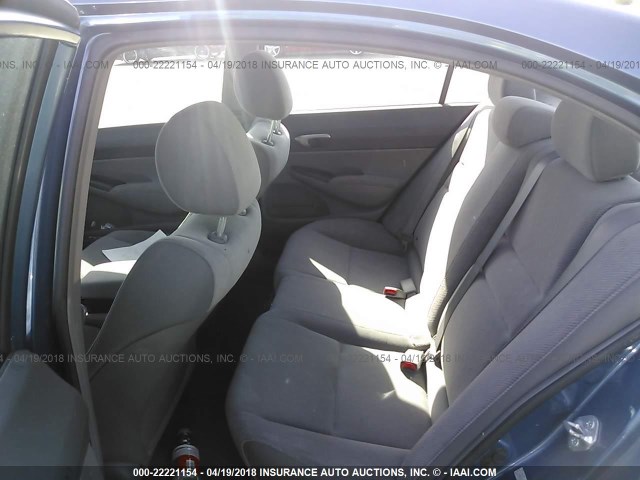 19XFA1F55AE070747 - 2010 HONDA CIVIC LX 蓝色 照片 8