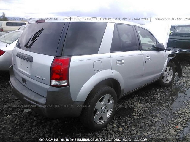 5GZCZ63494S820753 - 2004 SATURN VUE SILVER photo 4