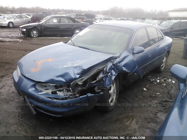 1G3WS52K5WF374951 - 1998 OLDSMOBILE INTRIGUE GL BLUE photo 2