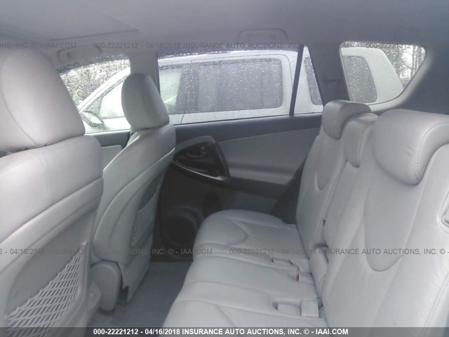JTMDF4DV3B5047008 - 2011 TOYOTA RAV4 LIMITED Mavi foto 8