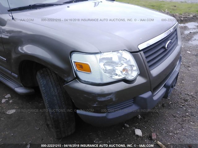 1FMEU62E16UA16985 - 2006 FORD EXPLORER XLS BROWN photo 6