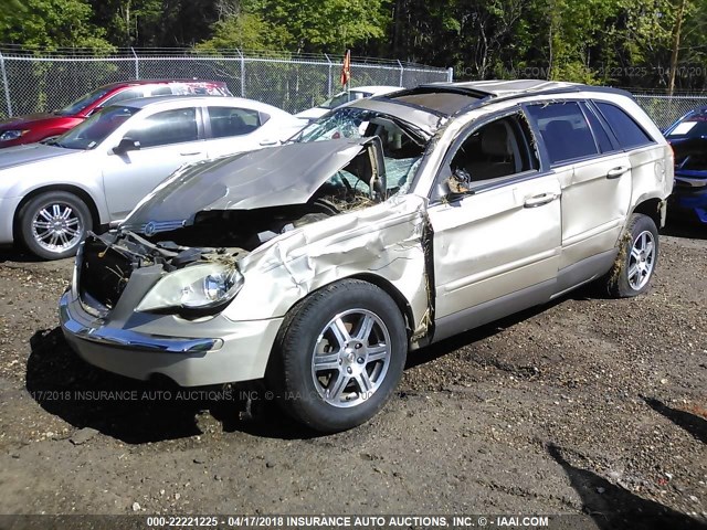 2A8GM68X97R140502 - 2007 CHRYSLER PACIFICA TOURING BROWN photo 2