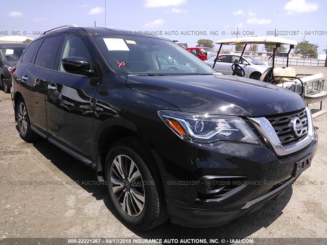 5N1DR2MNXHC657449 - 2017 NISSAN PATHFINDER S/SV/SL/PLATINUM 黑色 照片 1