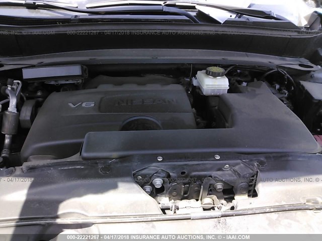 5N1DR2MNXHC657449 - 2017 NISSAN PATHFINDER S/SV/SL/PLATINUM 黑色 照片 10