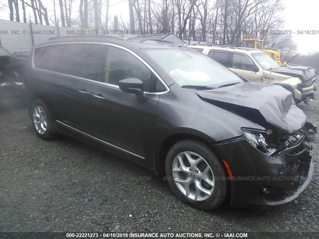 2C4RC1BG4HR553539 - 2017 CHRYSLER PACIFICA TOURING L GRAY photo 1