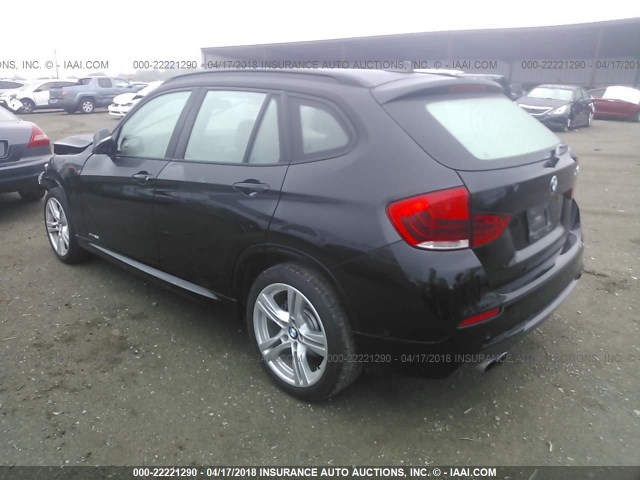 WBAVM1C53FV318548 - 2015 BMW X1 SDRIVE28I BLACK photo 3