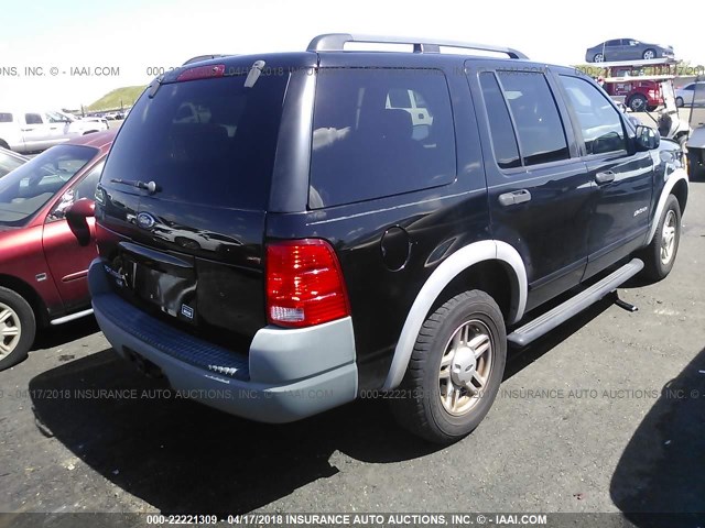 1FMZU62K12ZD00217 - 2002 FORD EXPLORER XLS BLACK photo 4