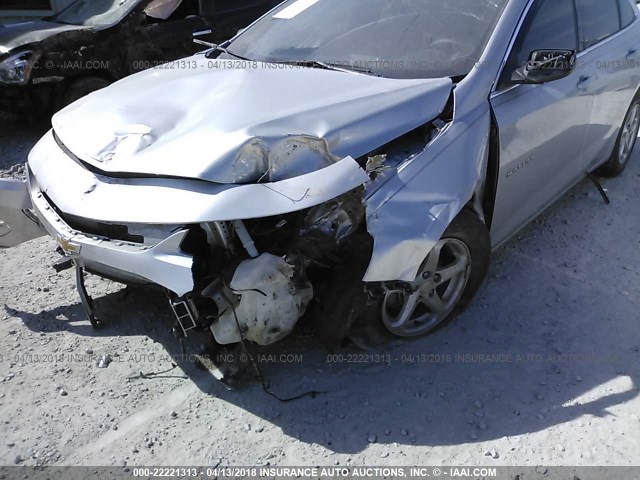 1G1ZB5ST5GF224337 - 2016 CHEVROLET MALIBU LS 银色 照片 6