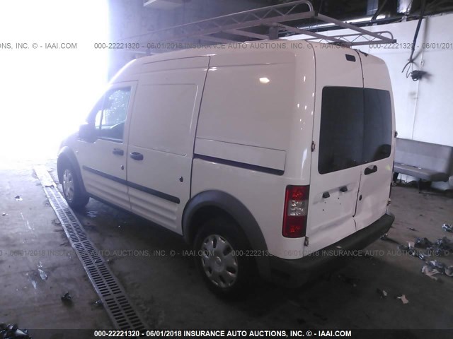 NM0LS7CN3BT068332 - 2011 FORD TRANSIT CONNECT XL WHITE photo 3