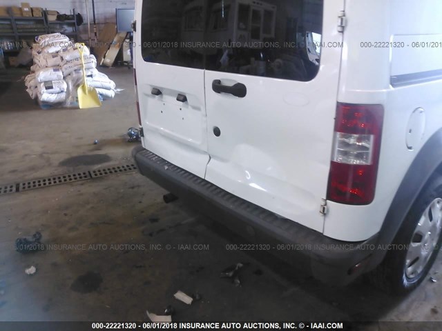 NM0LS7CN3BT068332 - 2011 FORD TRANSIT CONNECT XL WHITE photo 6
