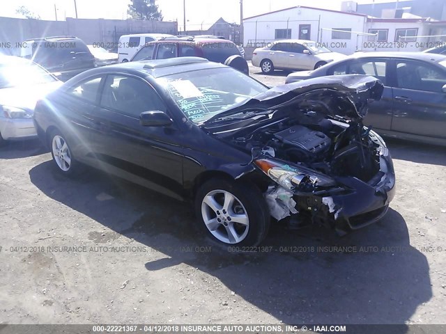 4T1CA38P65U052466 - 2005 TOYOTA CAMRY SOLARA SE/SLE BLACK photo 1