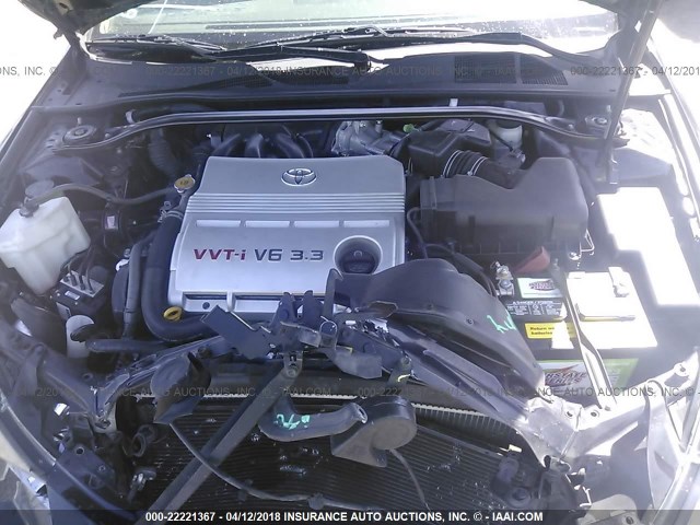 4T1CA38P65U052466 - 2005 TOYOTA CAMRY SOLARA SE/SLE შავი ფოტო 10