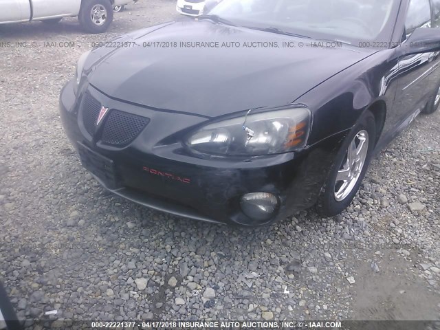 2G2WS522041358455 - 2004 PONTIAC GRAND PRIX GT2 შავი ფოტო 6