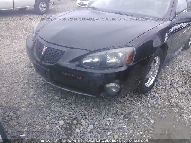 2G2WS522041358455 - 2004 PONTIAC GRAND PRIX GT2 BLACK photo 6