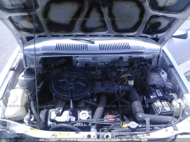 JG1MR6855GK807311 - 1986 CHEVROLET GEO SPRINT PLUS 银色 照片 10