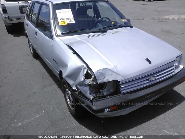 JG1MR6855GK807311 - 1986 CHEVROLET GEO SPRINT PLUS 银色 照片 6