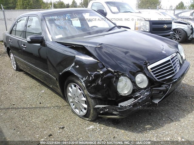 WDBJF82J11X052154 - 2001 MERCEDES-BENZ E 320 4MATIC BLACK photo 1