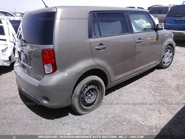 JTLZE4FE3EJ058614 - 2014 TOYOTA SCION XB თაფლისფერი ფოტო 4