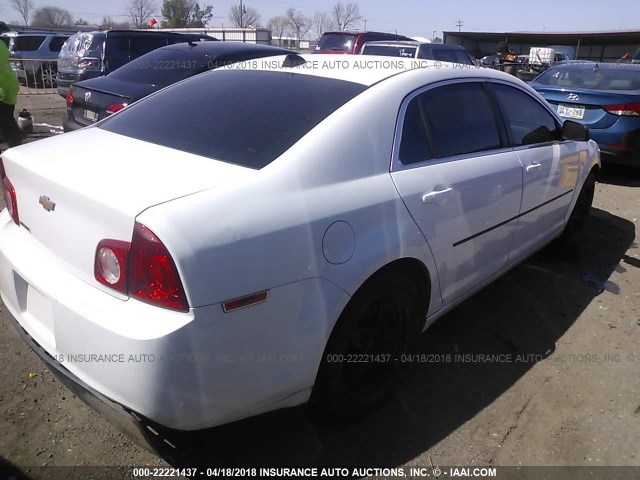 1G1ZA5E05CF388640 - 2012 CHEVROLET MALIBU LS 白色 照片 4