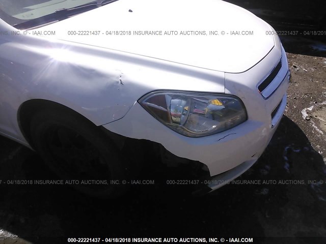 1G1ZA5E05CF388640 - 2012 CHEVROLET MALIBU LS 白色 照片 6