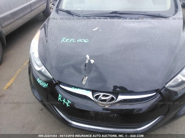 5NPDH4AE7BH005570 - 2011 HYUNDAI ELANTRA GLS/LIMITED GREEN photo 6