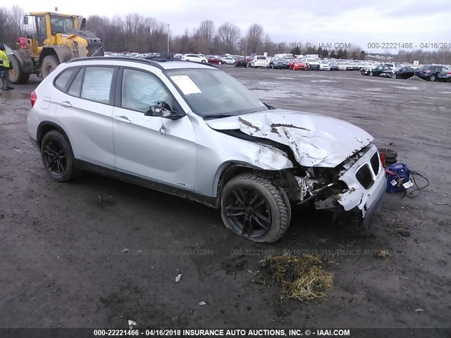 WBAVM5C56EVV92221 - 2014 BMW X1 XDRIVE35I SILVER photo 1