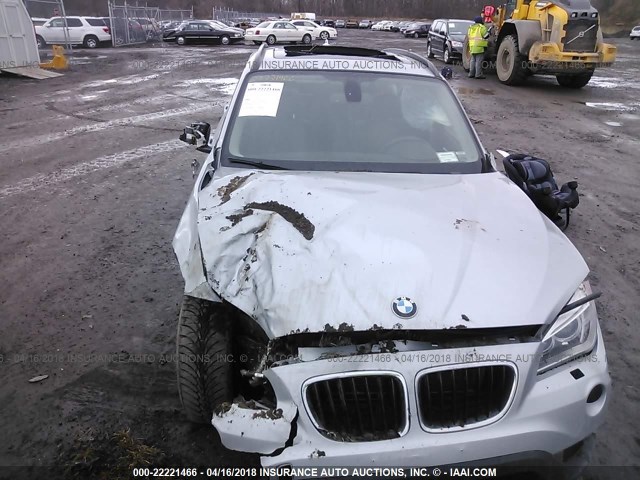 WBAVM5C56EVV92221 - 2014 BMW X1 XDRIVE35I SILVER photo 6