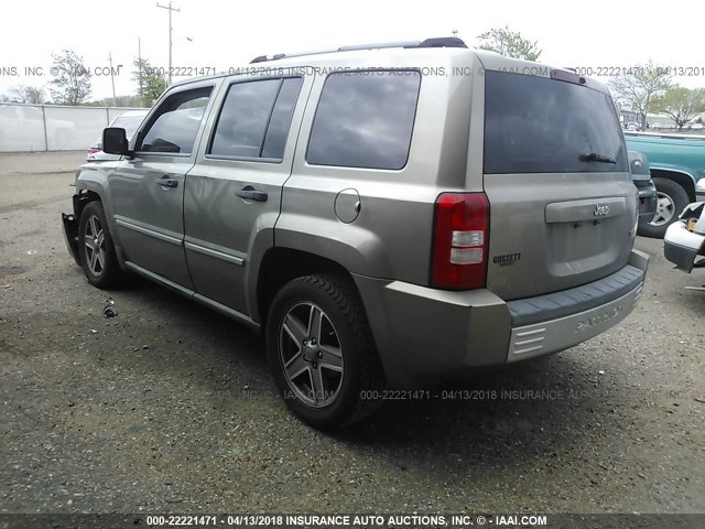 1J8FT48W58D524226 - 2008 JEEP PATRIOT LIMITED BROWN photo 3